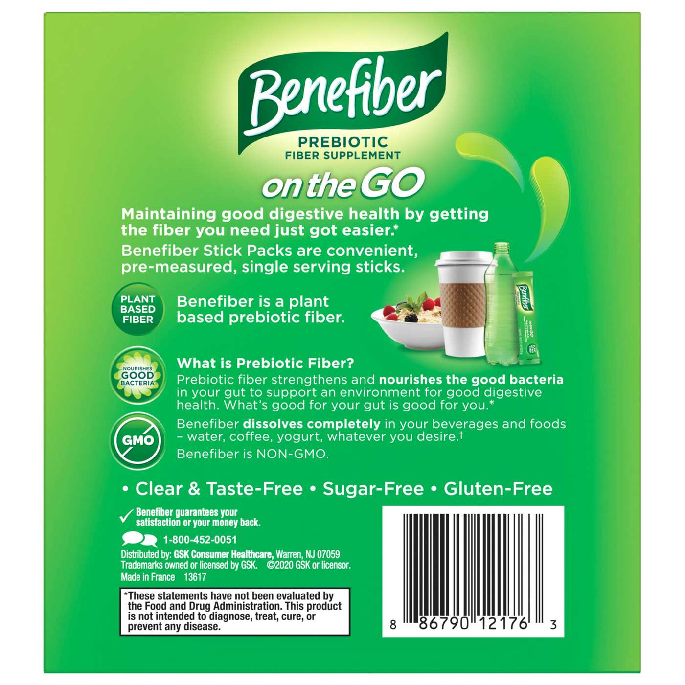 Benefiber On The Go Prebiotic Fiber Supplement Powder; image 2 of 8