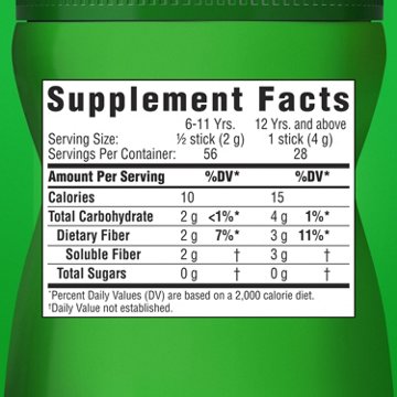Benefiber On the Go Prebiotic Fiber Supplement Powder for Digestive Health, Unflavored Powder Stick Packs