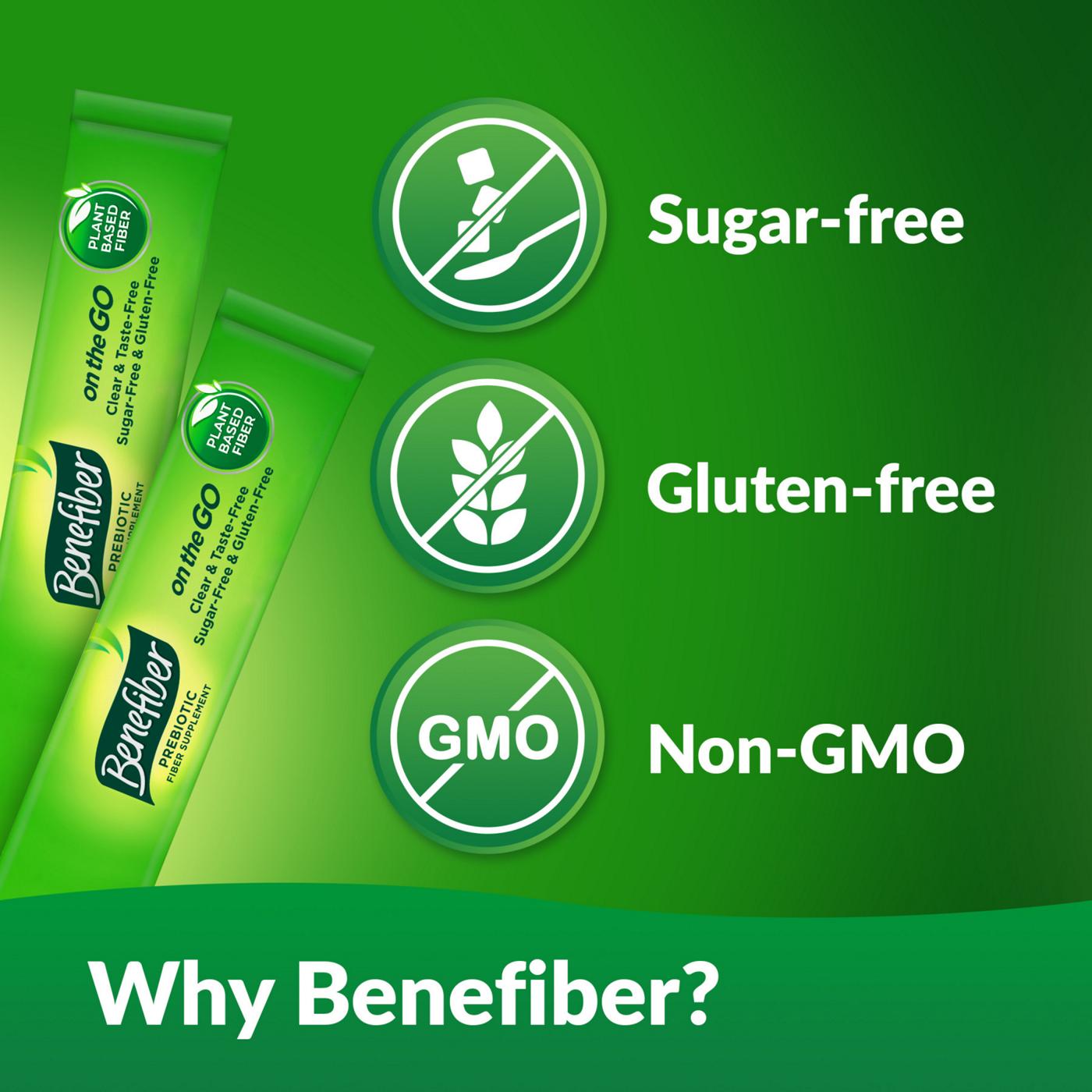 Benefiber On The Go Prebiotic Fiber Supplement Powder; image 4 of 8