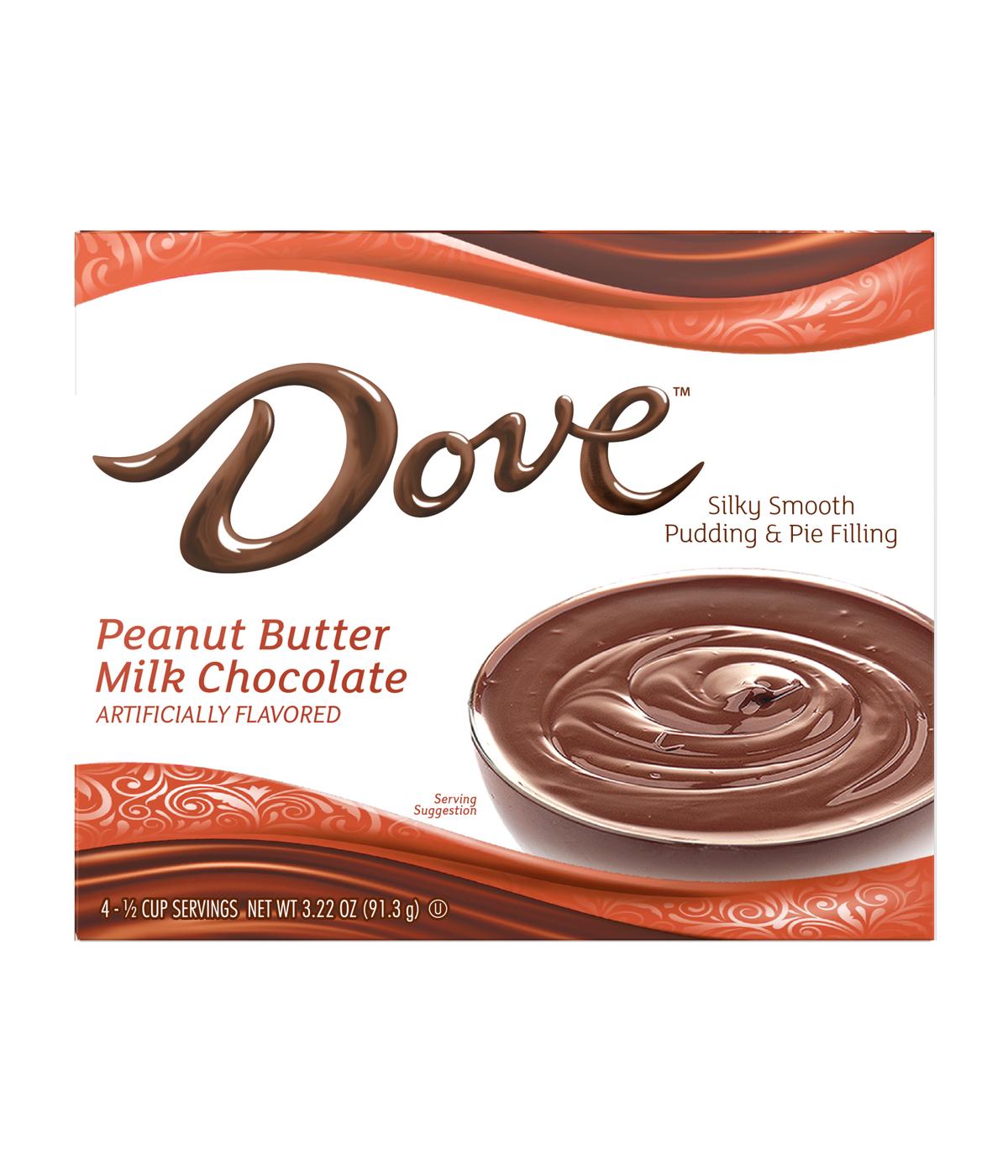 Dove Instant Pudding - Peanut Butter Milk Chocolate; image 1 of 4