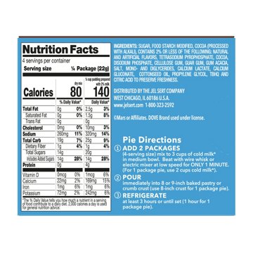 Dove Instant Pudding - Milk Chocolate, 3.03 oz