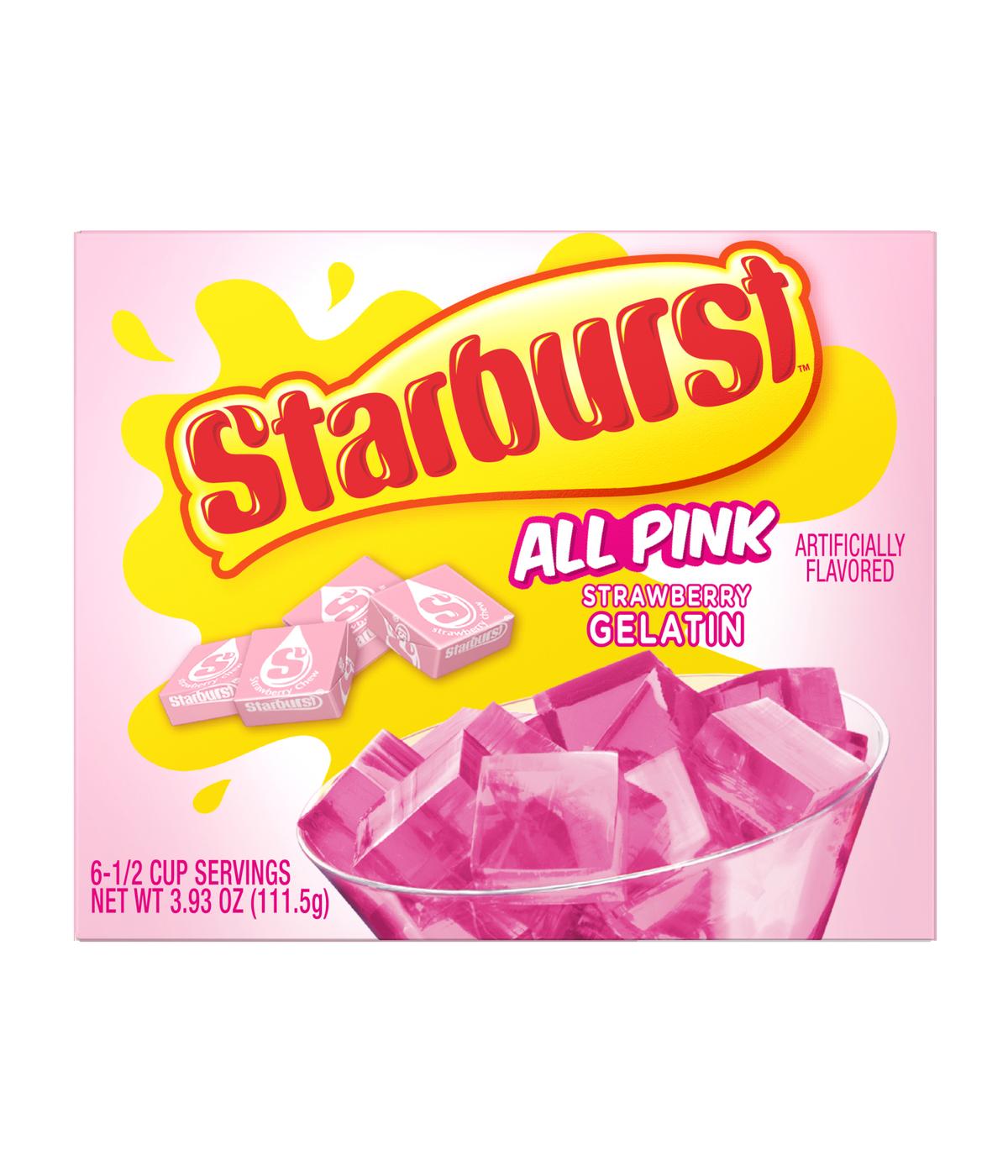 Starburst Gelatin - Pink Strawberry; image 1 of 3