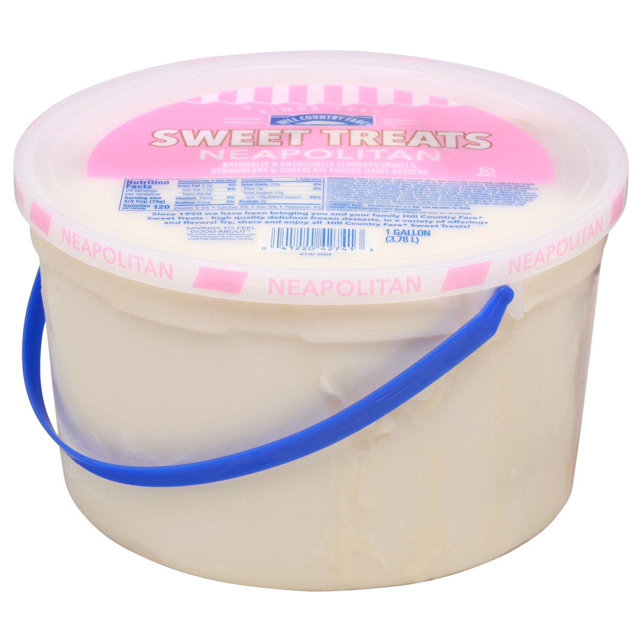 1 Gallon Ice Cream Tub with Lid (2)