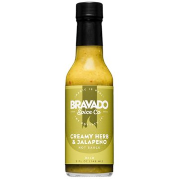 Bravado Spice Co. Creamy Herb & Jalapeno Hot Sauce, 5 oz