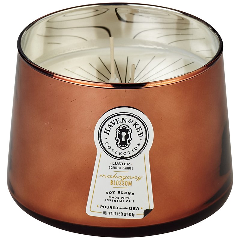 Haven & Key Luster Mahogany Blossom Scented Candle - Shop Air 