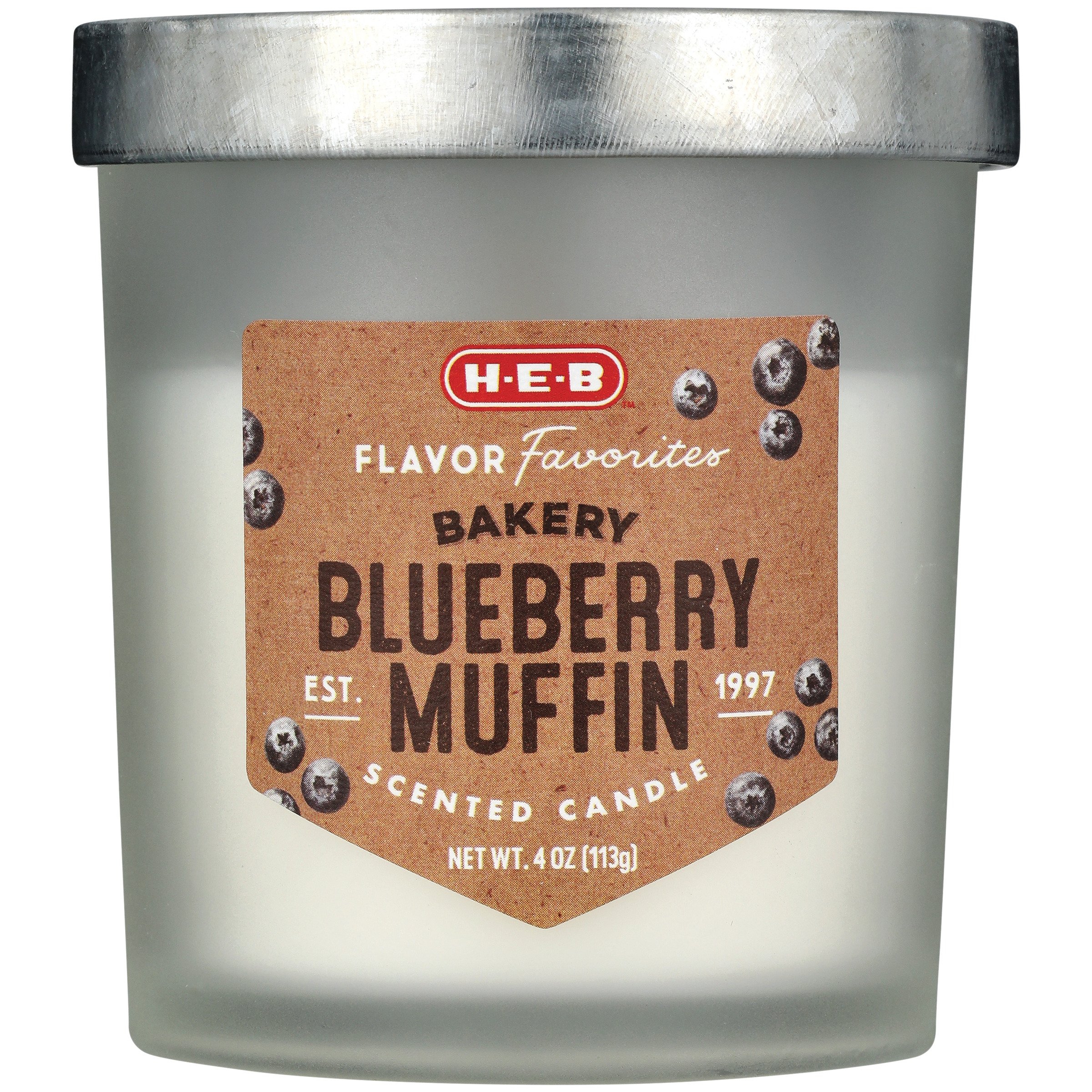 H-E-B Flavor Favorites Blueberry Muffin Scented Candle - Shop Air ...