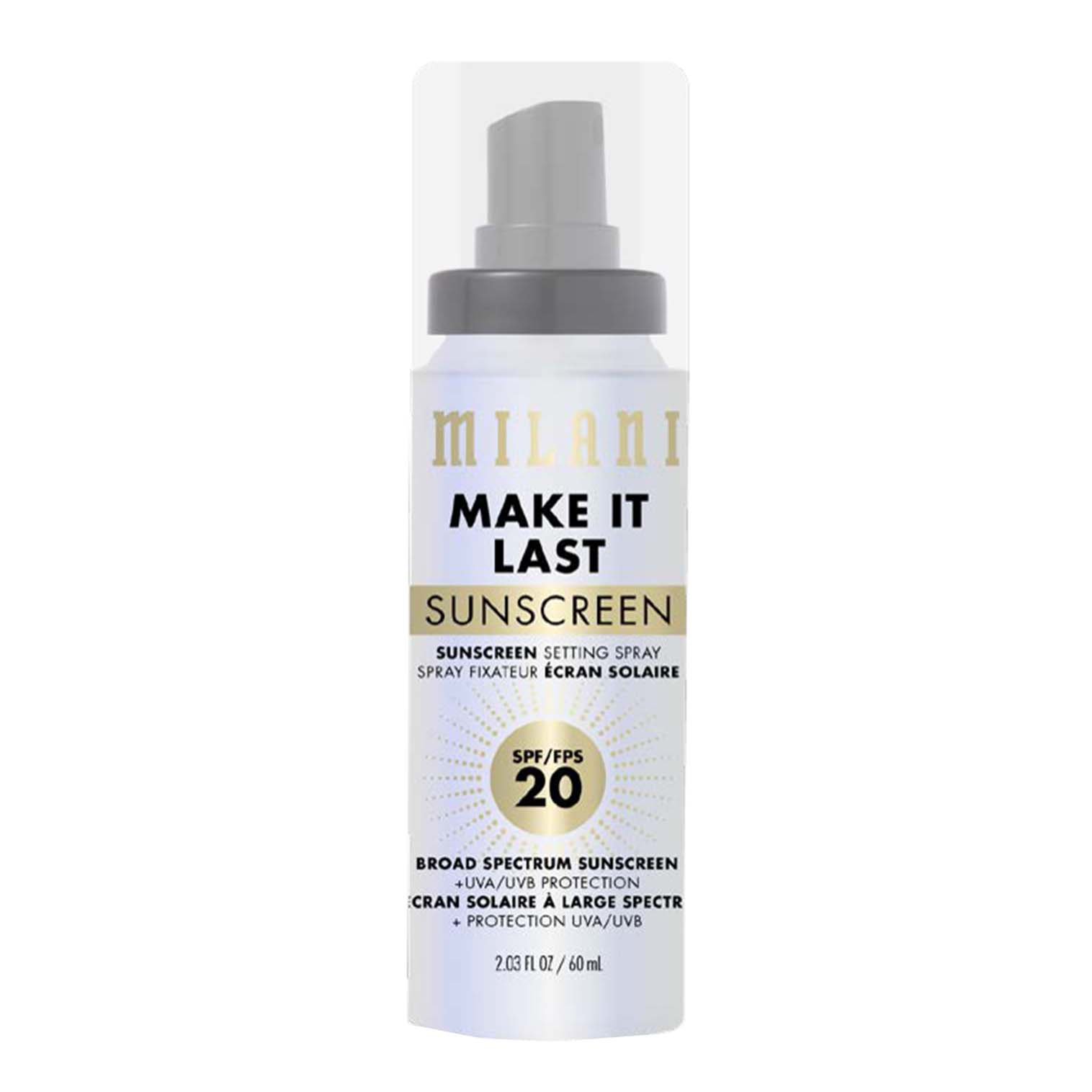 Milani Make It Last Sunscreen Setting Spray SPF 20 - Shop Primer & Setting Spray H-E-B