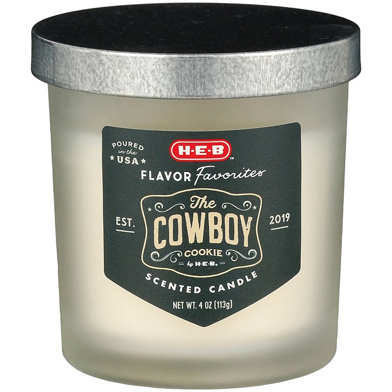 H-E-B Flavor Favorites The Cowboy Cookie Scented Candle - Shop Air ...