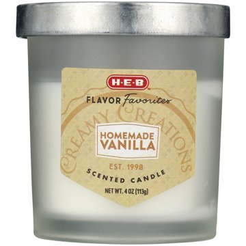 H-E-B Flavor Favorites Creamy Creations Homemade Vanilla Ice Cream Scented Candle