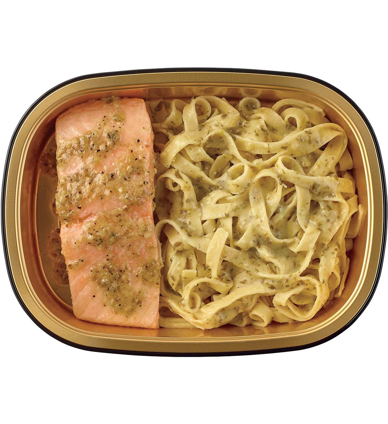 Meal Simple by H-E-B Salmon Piccata & Fettuccine; image 1 of 4