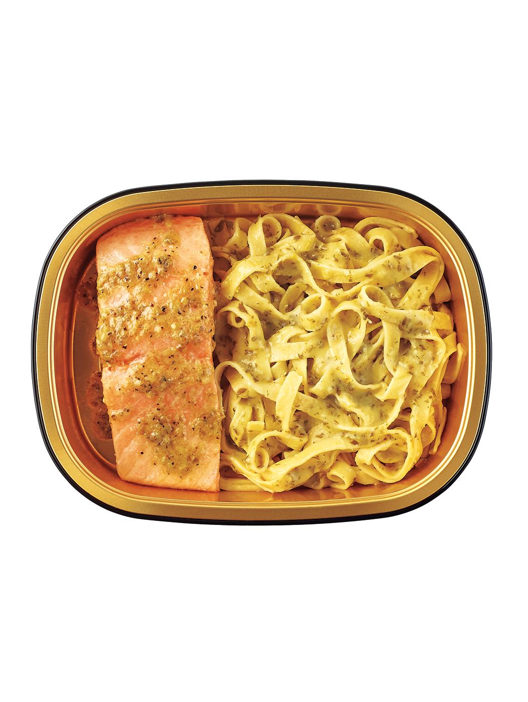 Meal Simple by H-E-B Salmon Piccata & Fettuccine; image 2 of 4