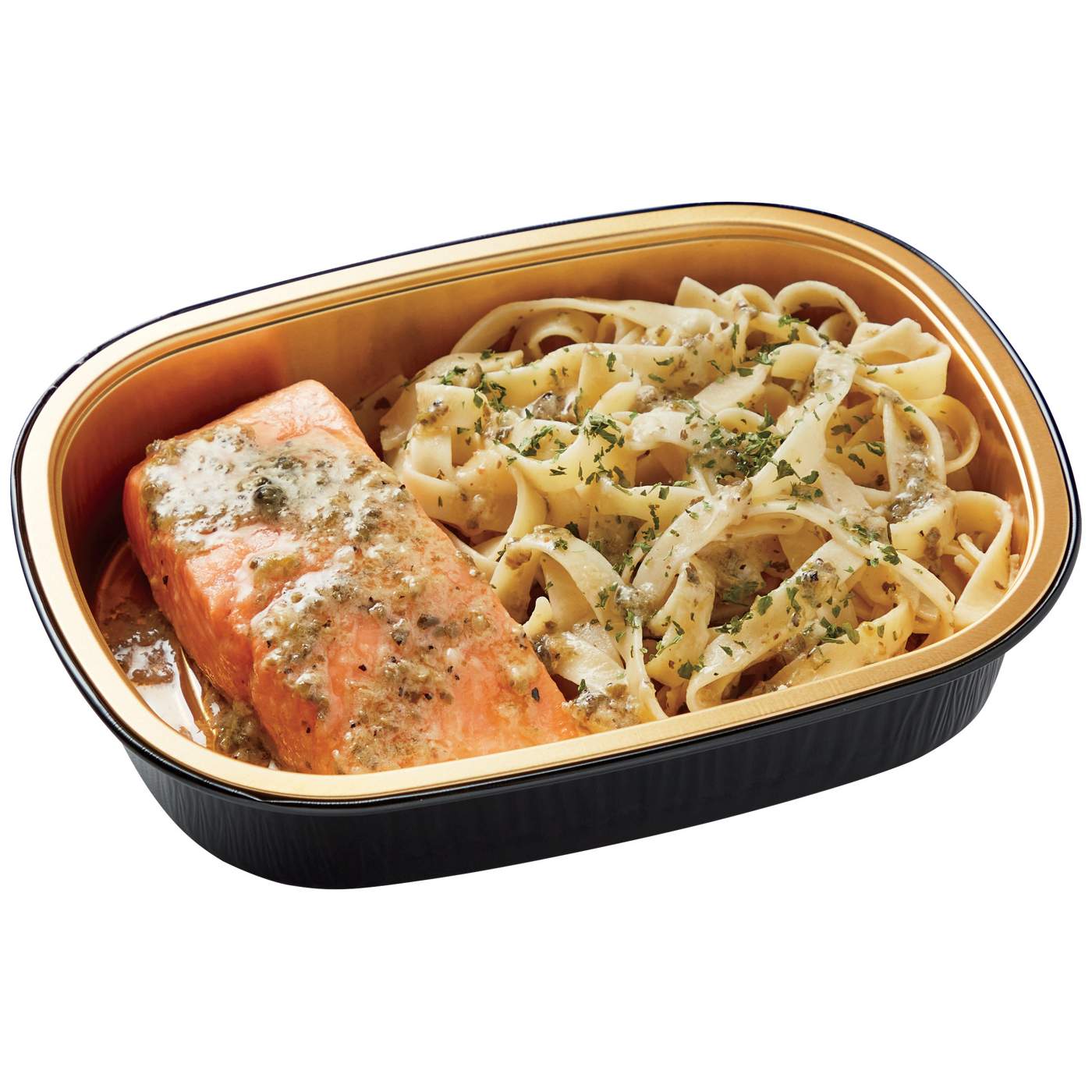 Meal Simple by H-E-B Salmon Piccata & Fettuccine; image 3 of 4