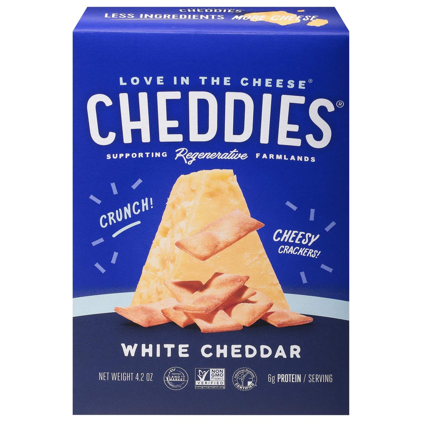 Cheddies Cheese Crackers - White Cheddar; image 1 of 2