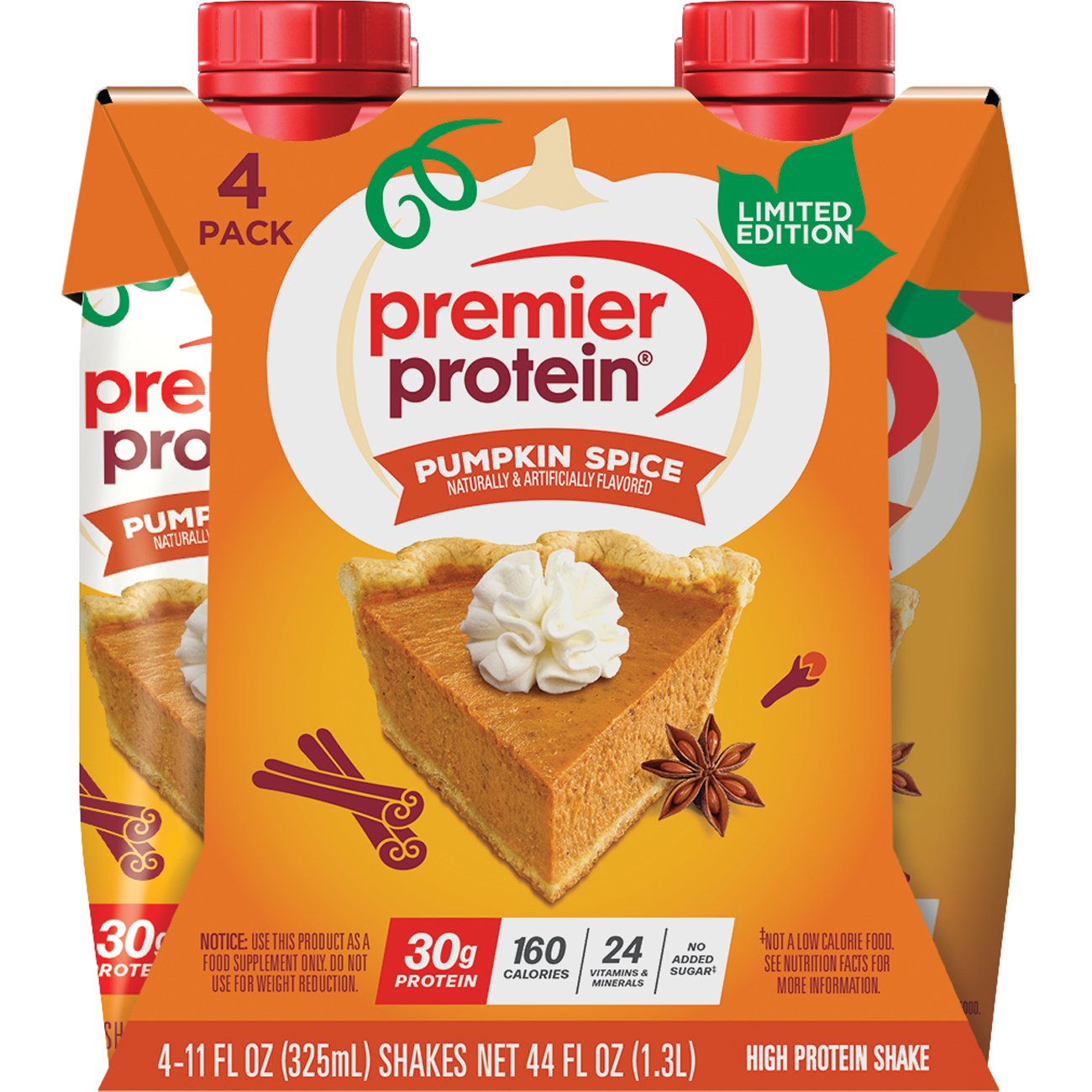 Premier Protein Shake Pumpkin Spice 4 pk Shop Diet & fitness at HEB