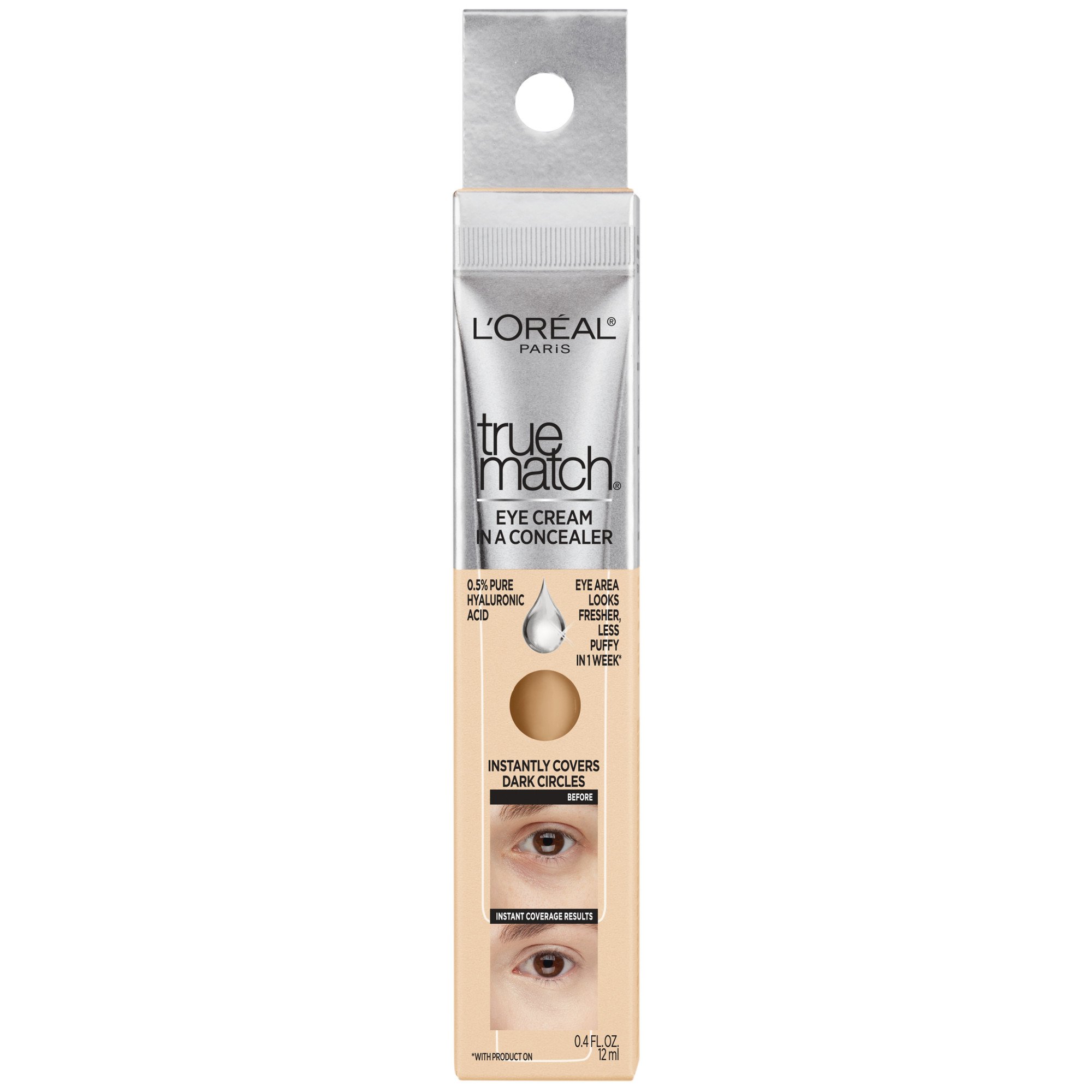 Paris True Match Eye Cream in a Concealer 0.5 percent hyaluronic acid - Shop Concealer & Corrector at H-E-B