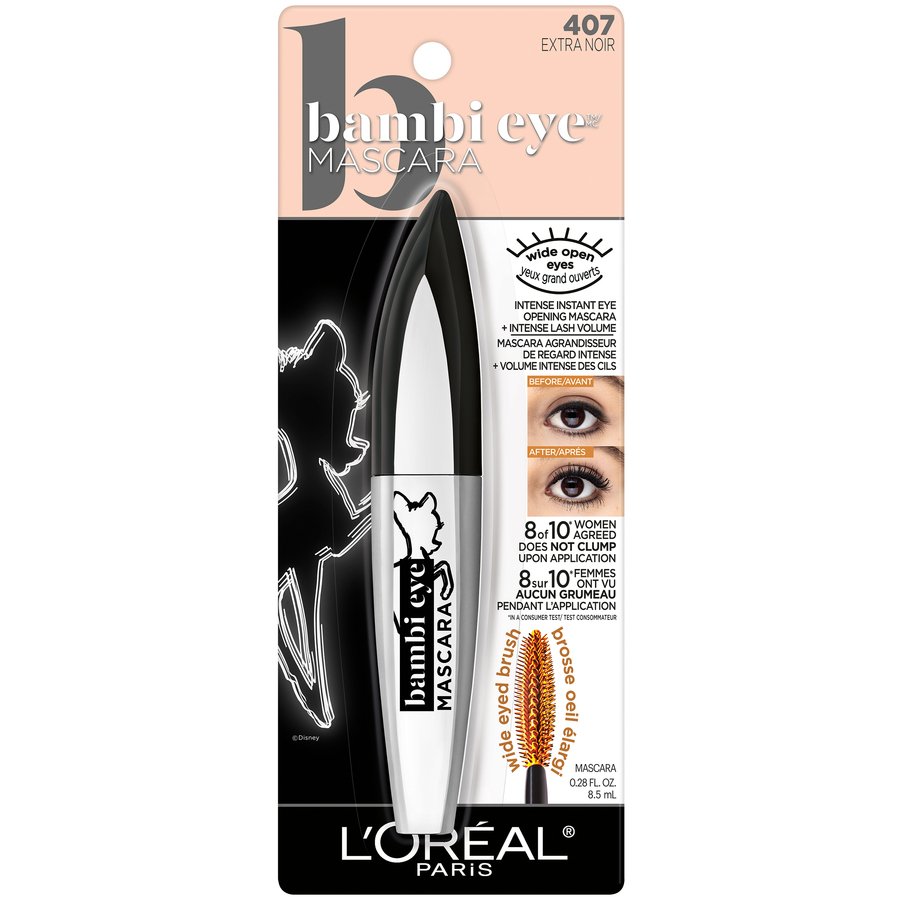 wenselijk Ruïneren personeelszaken L'Oreal Paris Bambi Eye Extra Noir Mascara - Shop Makeup at H-E-B