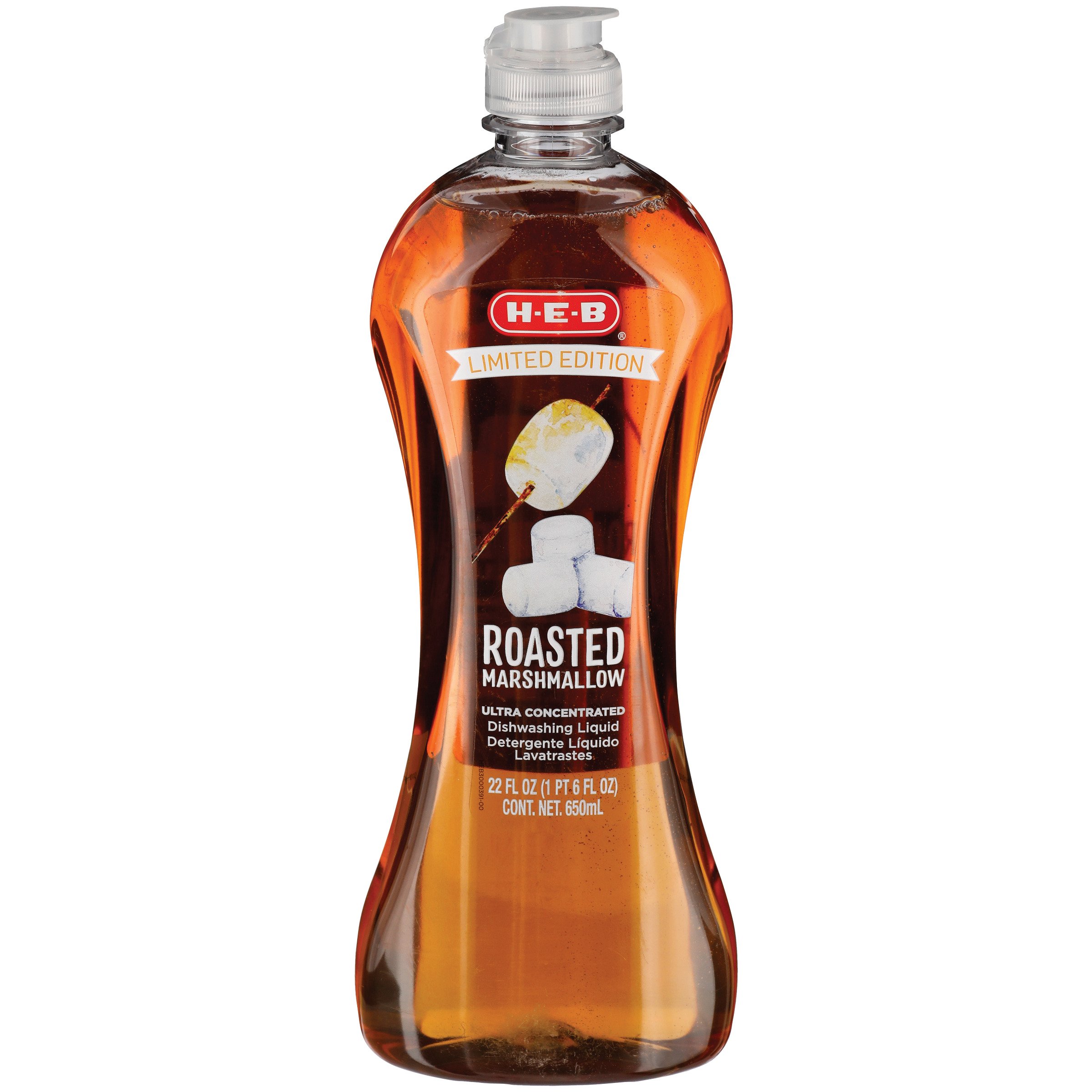 H-E-B Ultra Concentrated Roasted Marshmallow Liquid Dish Soap - Shop 