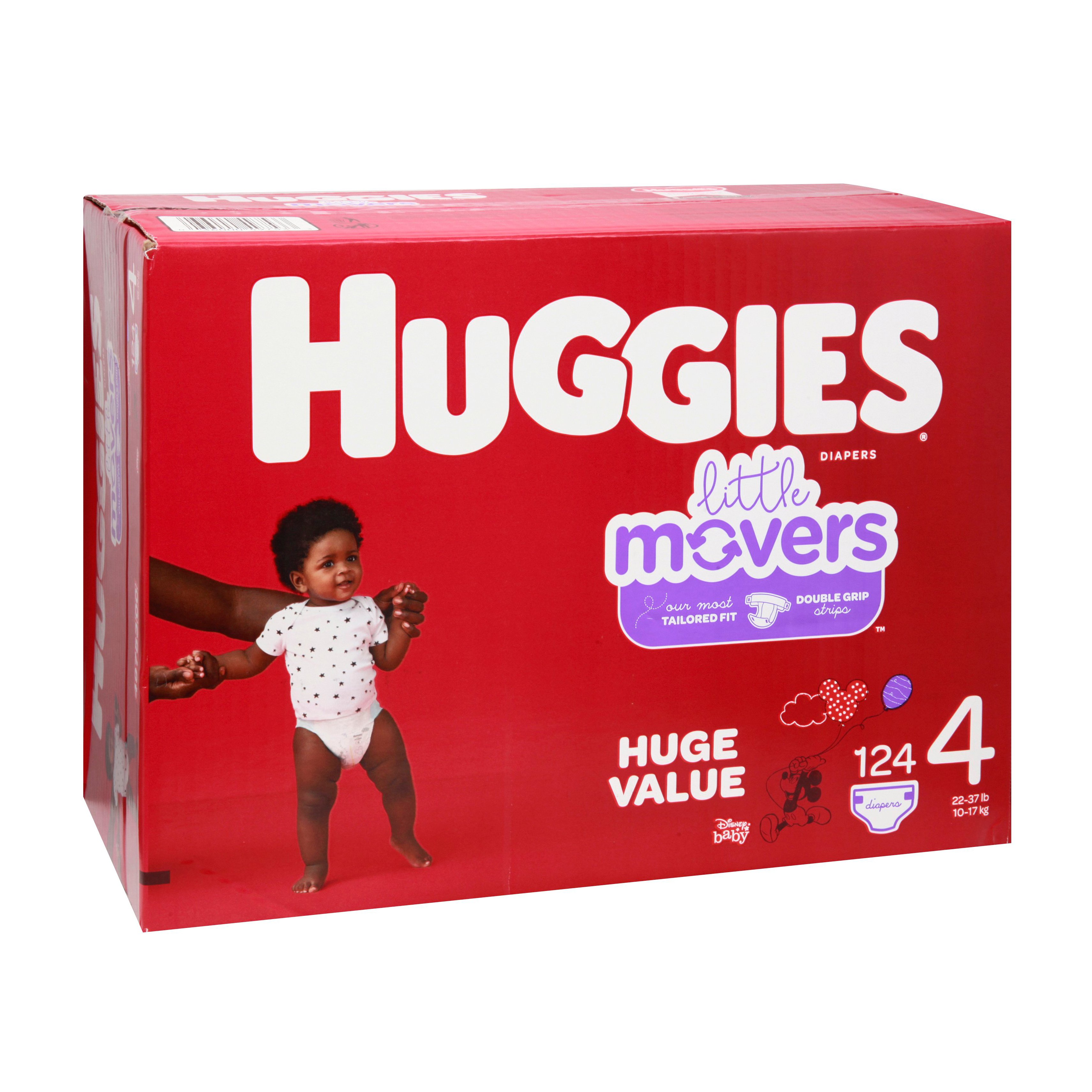 Huggies Little Movers Diapers 124 Ct - Shop Diapers At H-E-B