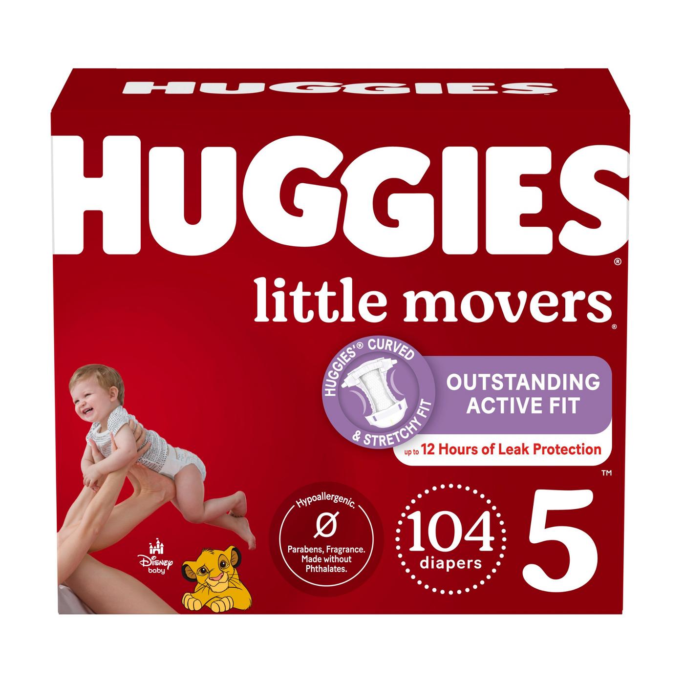 Huggies Little Movers Baby Diapers - Size 5; image 1 of 8