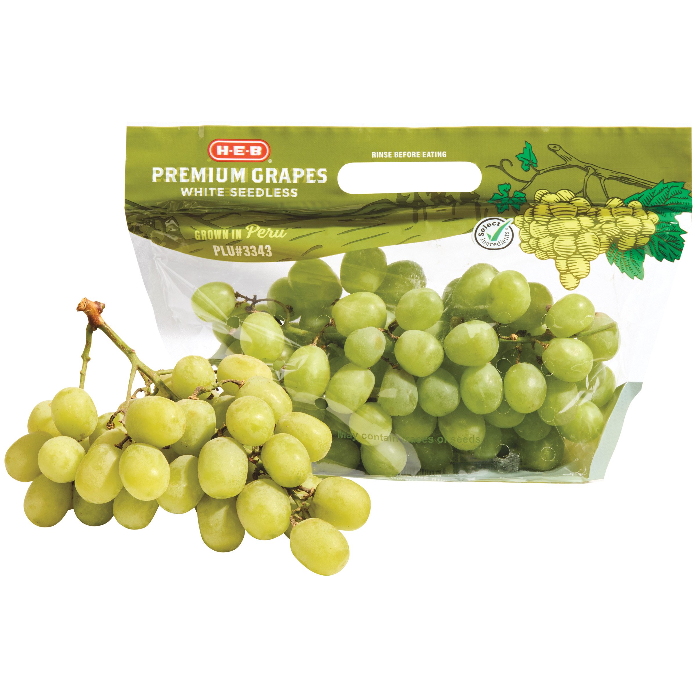 Green White Seedless Grapes, 1 lb - Kroger