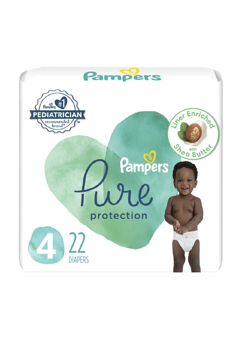 Pampers Pure Protection Diapers - Size 4 - Shop Diapers at H-E-B