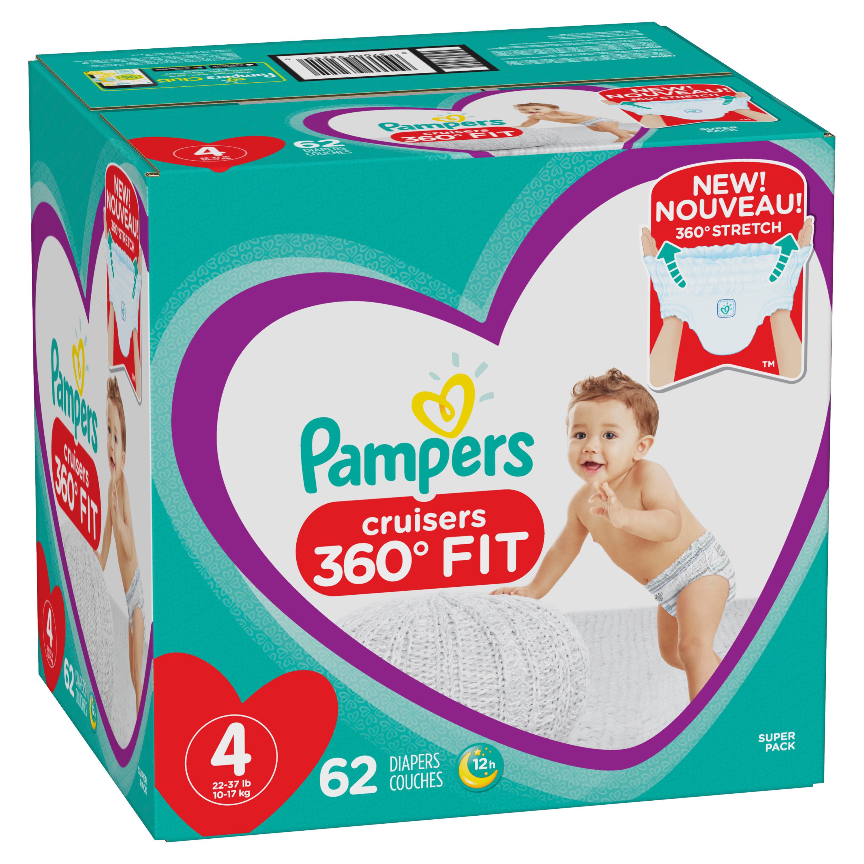 Pampers Cruisers 360 Fit Diapers Size 4 - Shop Diapers at ...