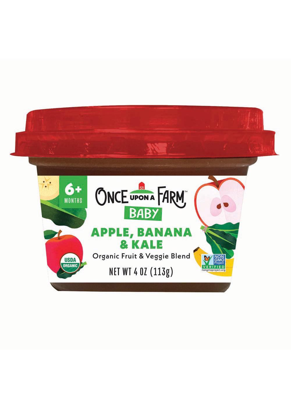Once Upon a Farm Organic Baby Food - Apple Banana & Kale; image 1 of 2