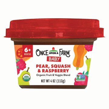 Once Upon a Farm Organic Baby Food - Pear Squash & Raspberry