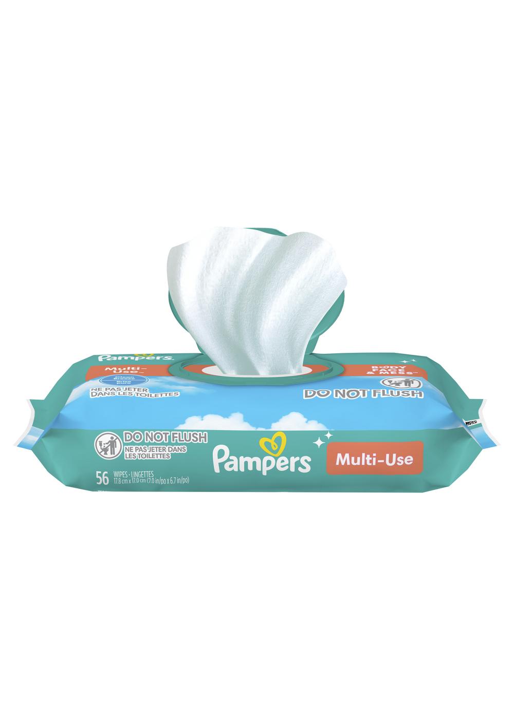 Pampers Multi-Use Baby Wipes - Clean Breeze - Shop Baby wipes at H-E-B