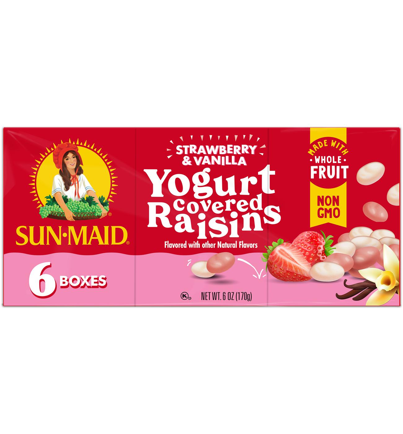 Sun-Maid Strawberry & Vanilla Yogurt Raisins; image 1 of 4