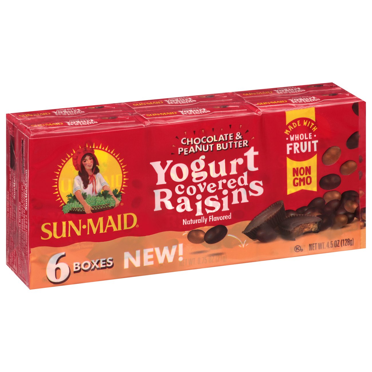 sun-maid-chocolate-peanut-butter-yogurt-covered-raisins-shop-fruit-at-h-e-b