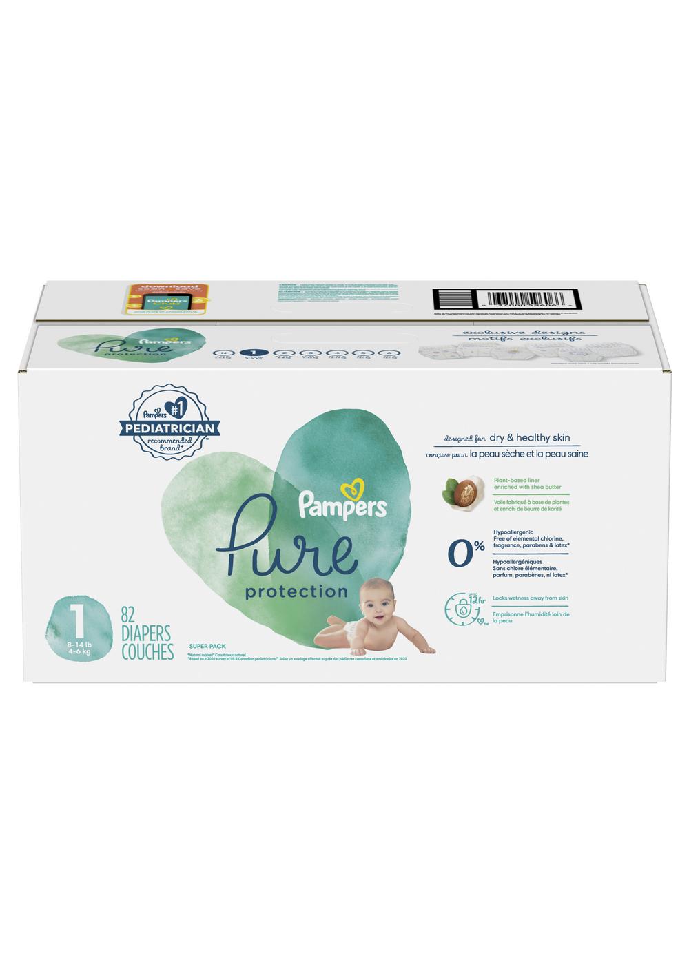 Pampers Pure Protection Diapers - Newborn - Shop Diapers at H-E-B