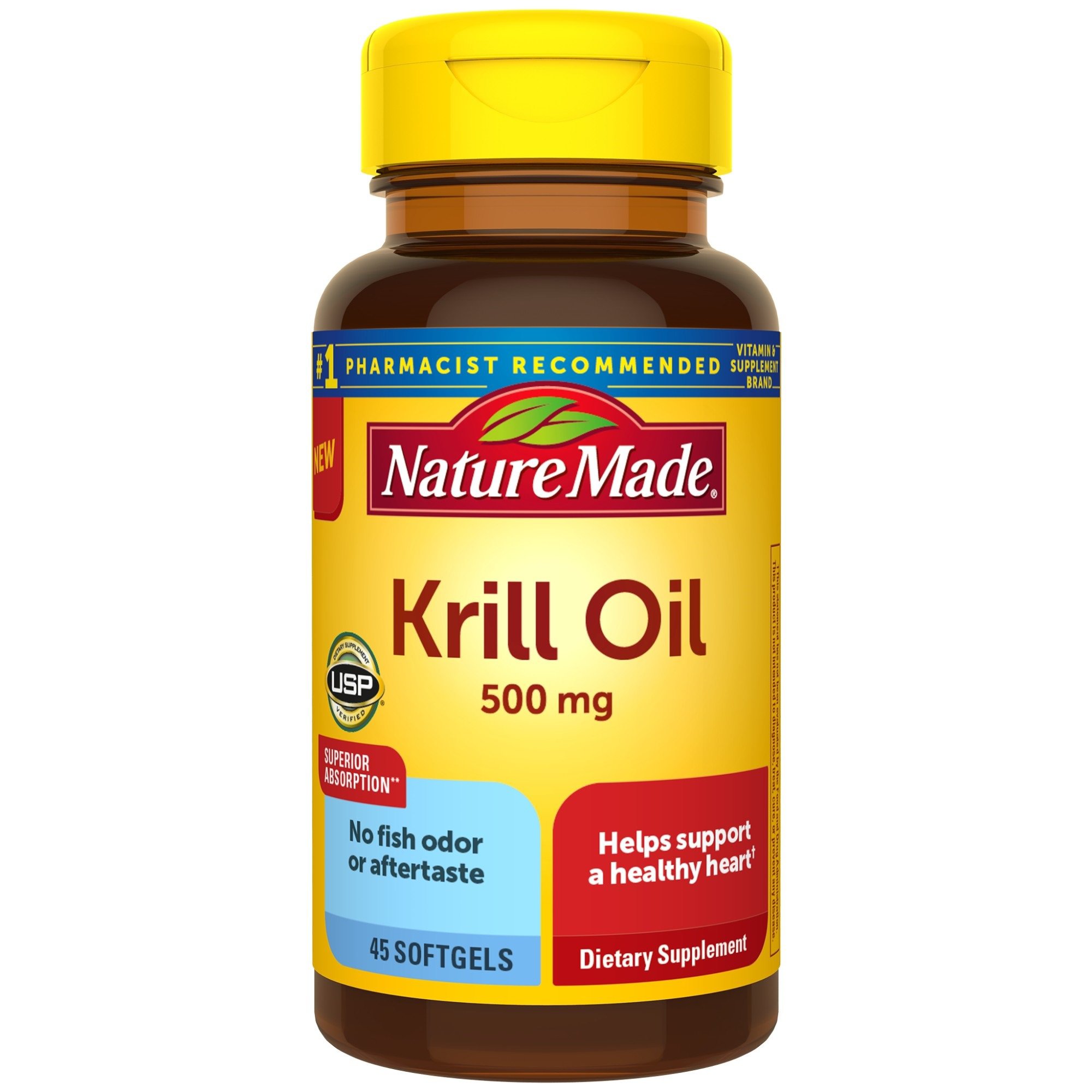 Nature Made Krill Oil 500 mg Softgels Shop Diet & Fitness at HEB