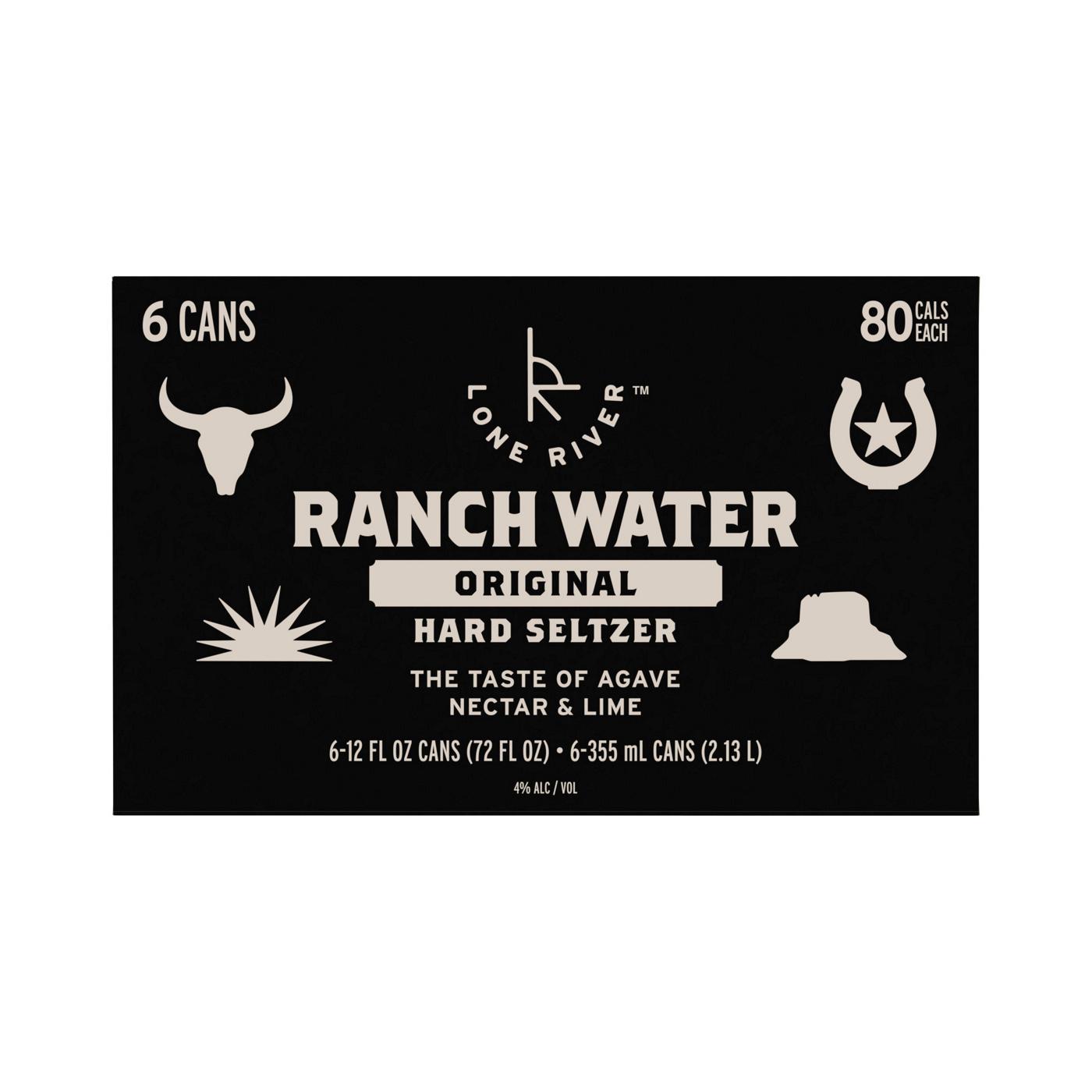 Lone River Original Ranch Water Hard Seltzer 6 pk Cans; image 2 of 4