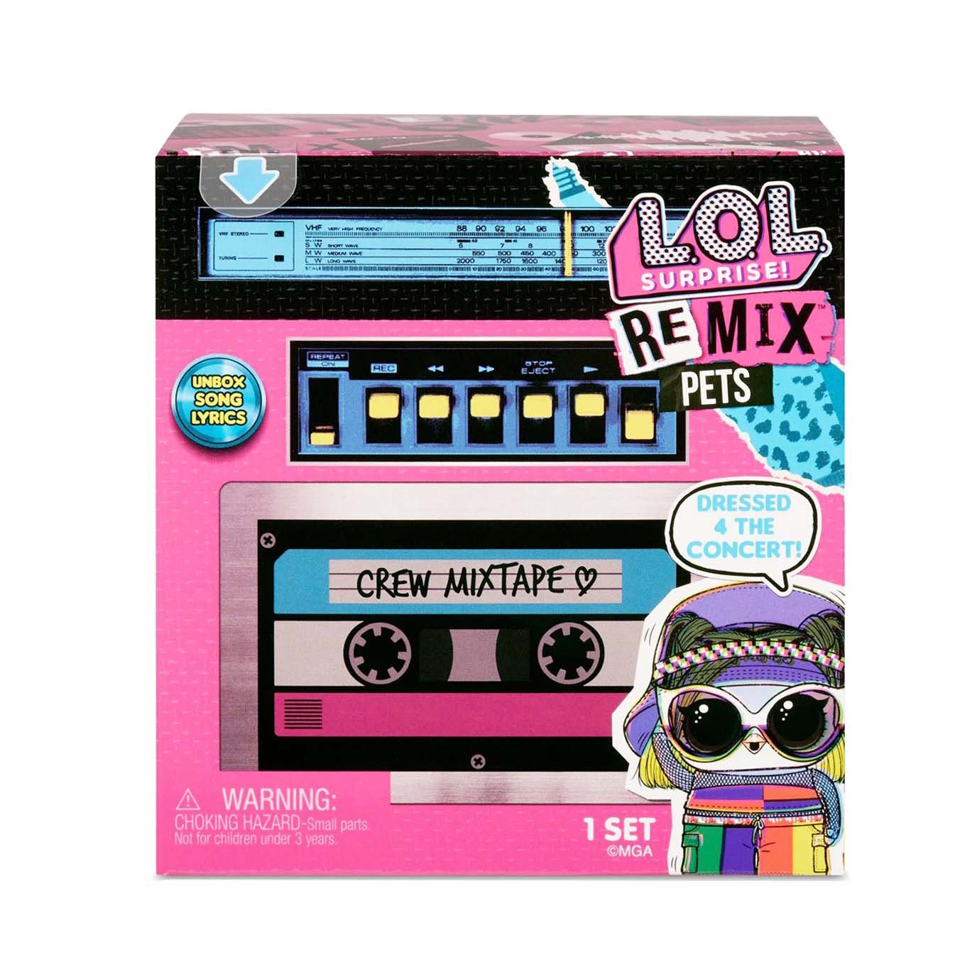 Mga Entertainment L O L Surprise Remix Mystery Pet Shop Action Figures Dolls At H E B