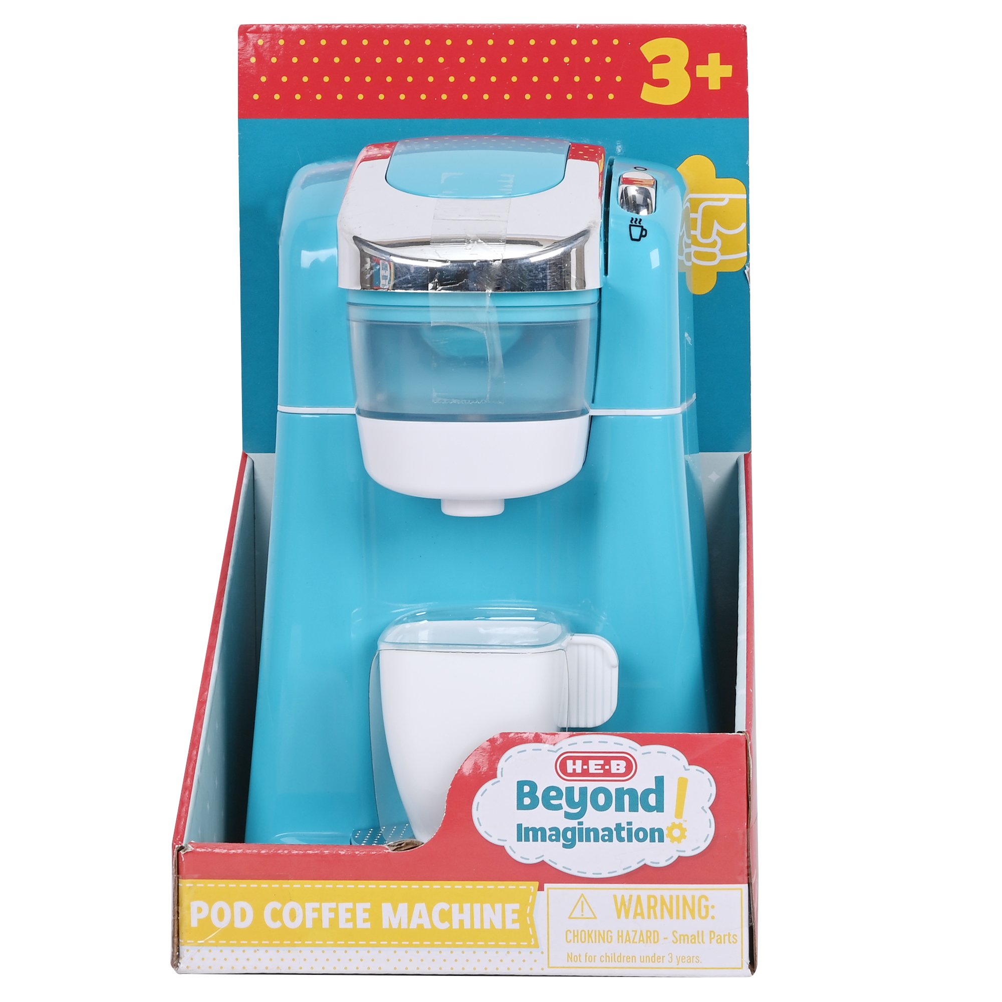 HEB Beyond Imagination Pod Coffee Machine Playset Shop Baby Toys at