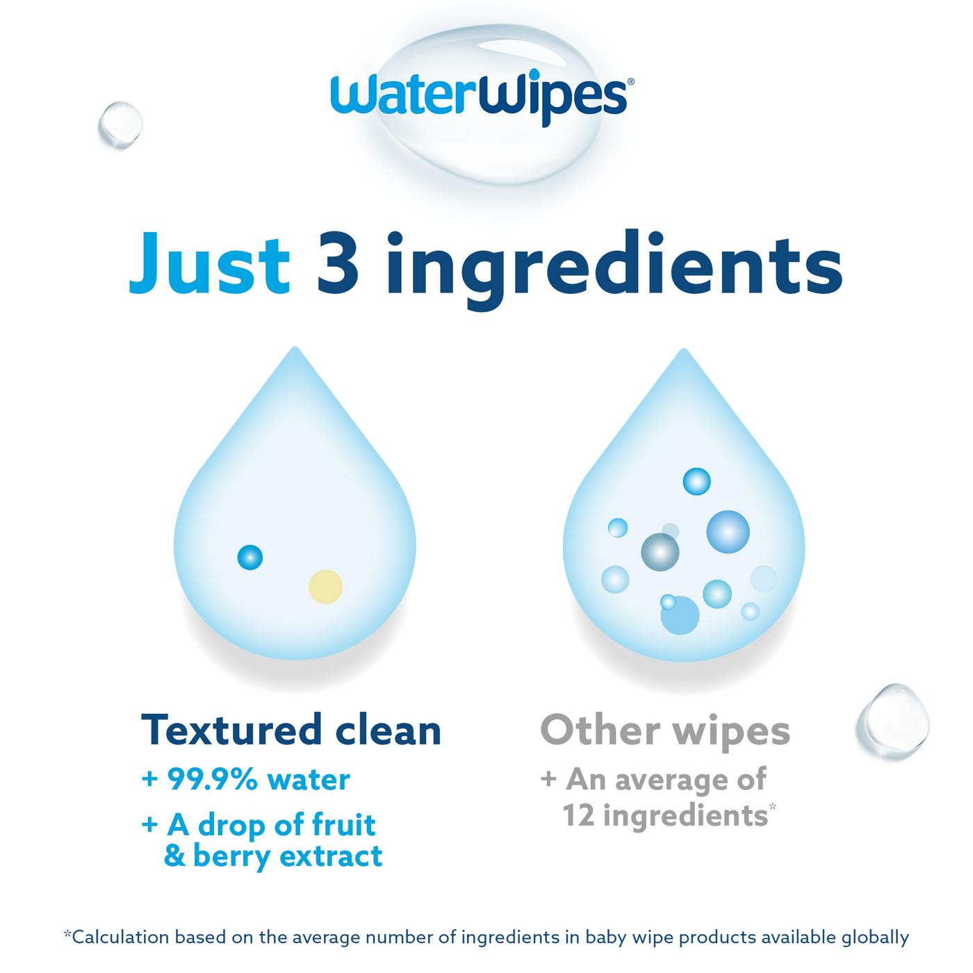 WaterWipes Textured Clean Baby Wipes; image 3 of 4