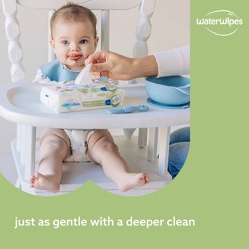 WaterWipes Sensitive+ Baby & Toddler Wipes, 99.9% Water - Unscented