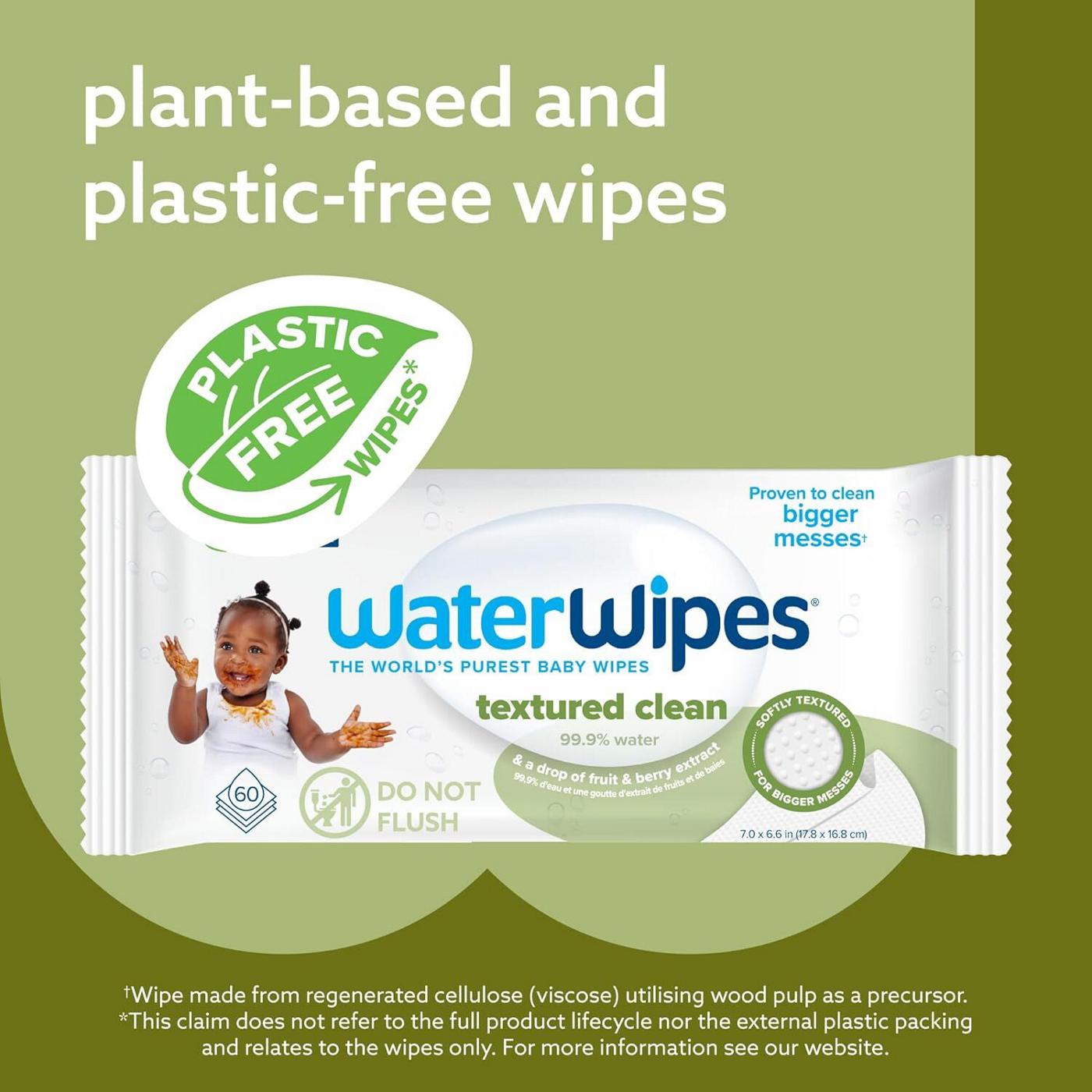 WaterWipes Textured Clean Baby Wipes