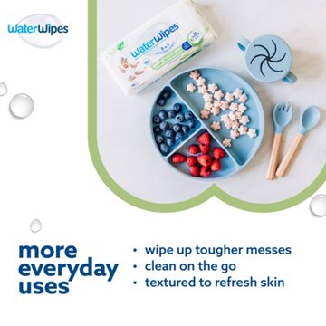 WaterWipes Sensitive+ Baby & Toddler Wipes, 99.9% Water - Unscented 