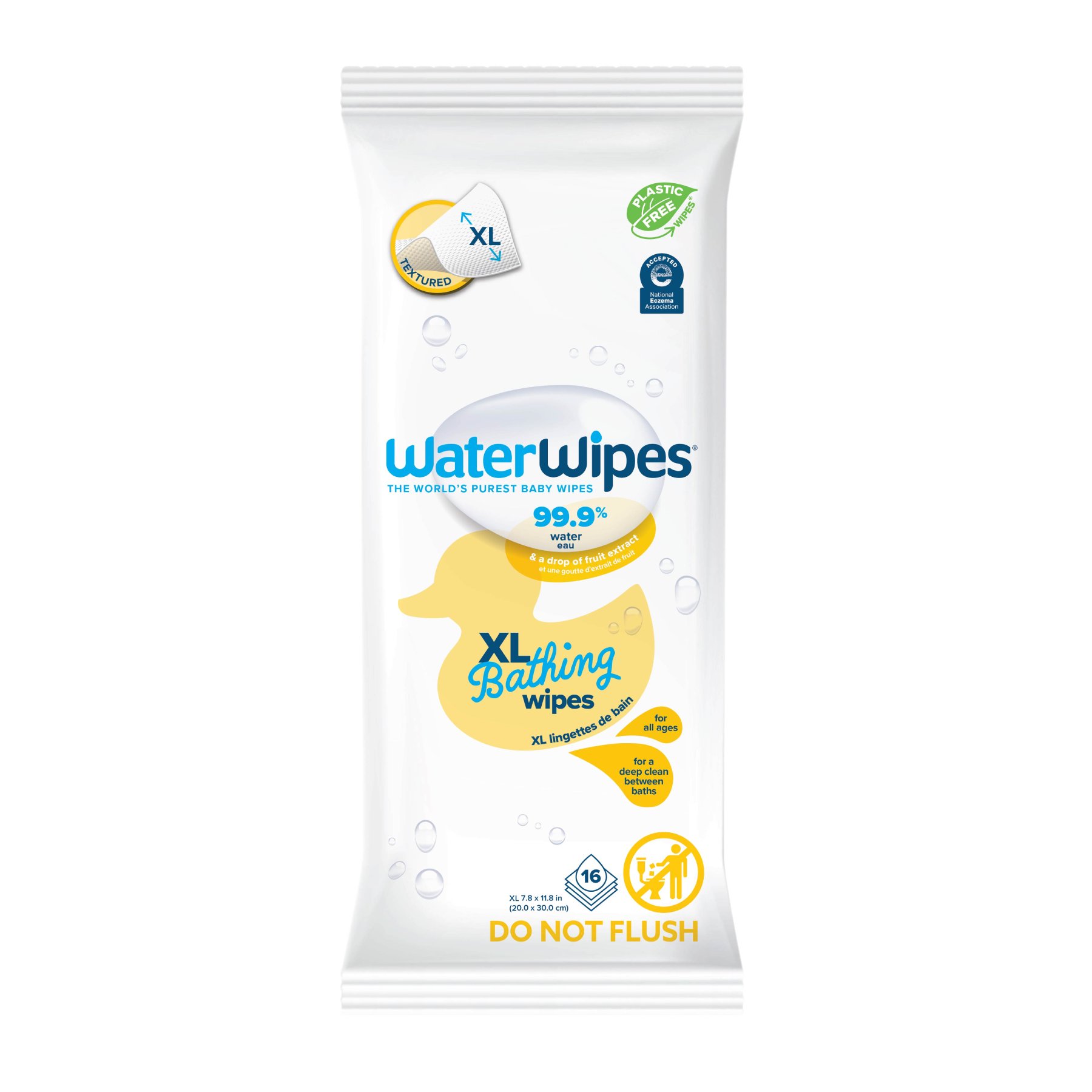WaterWipes Nose to Toes XL Bathing Wipes Shop Baby Wipes at HEB