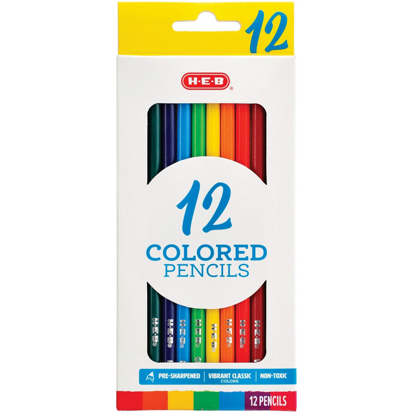 H-E-B Presharpened Colored Pencils; image 1 of 2