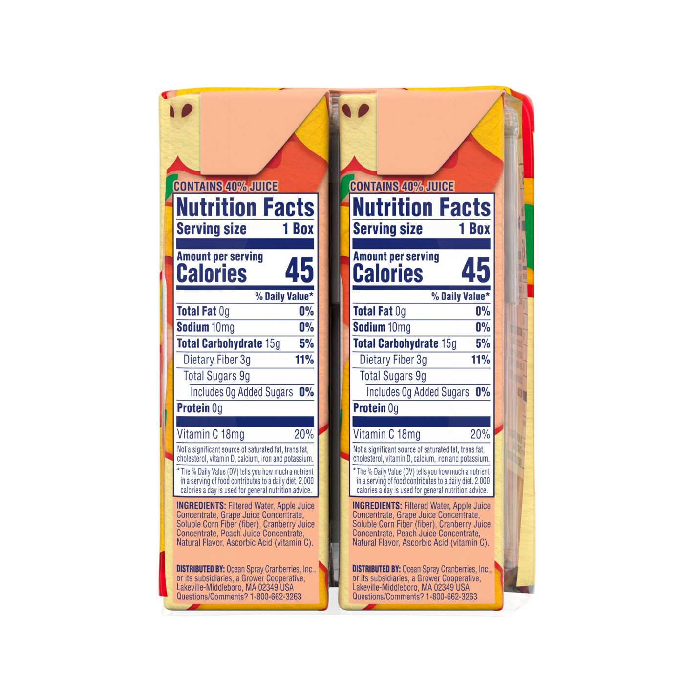 Ocean Spray Growing Goodness Juice Boxes - Feelin' Peachy; image 4 of 7