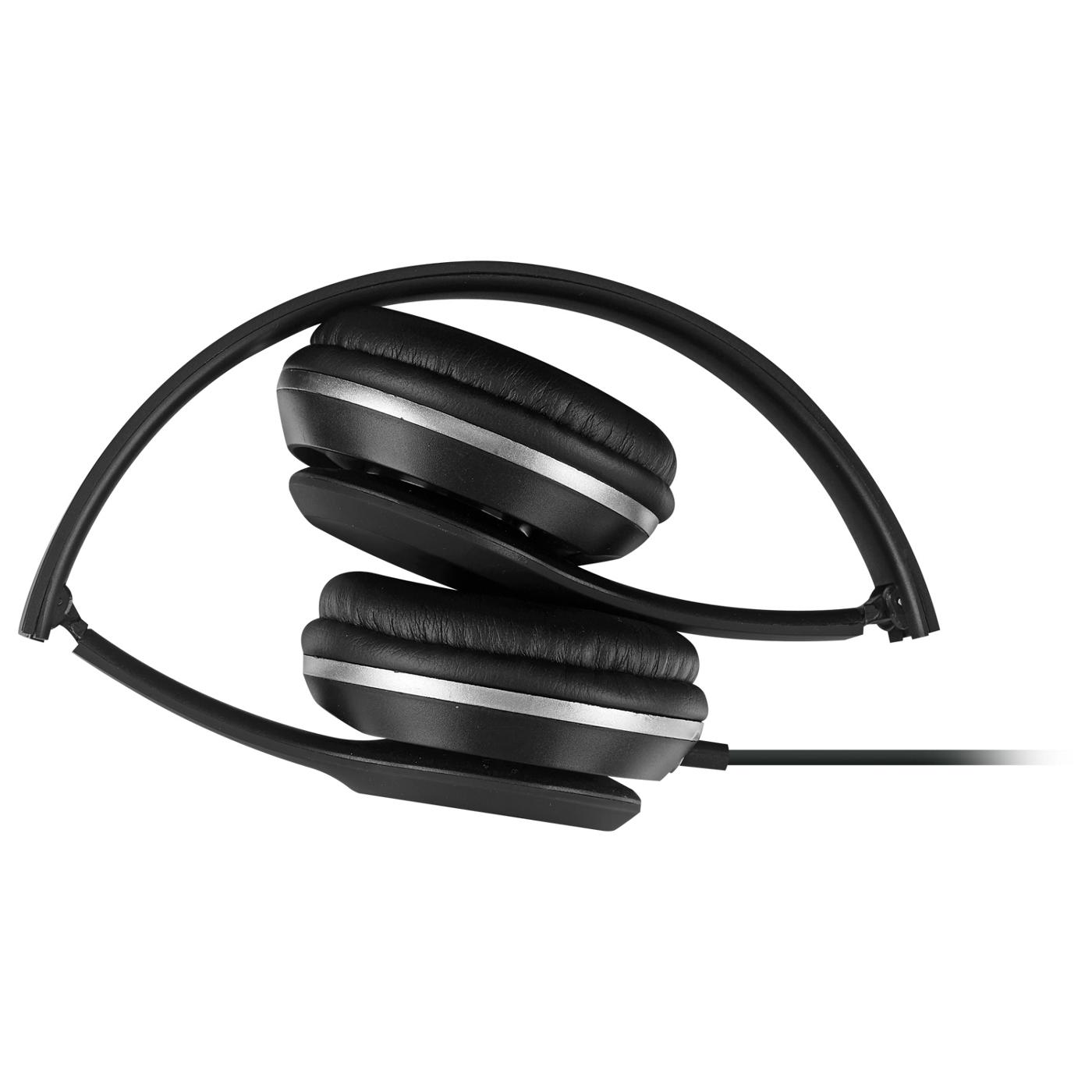 iLive Wired Stereo Headphones - Black; image 2 of 4