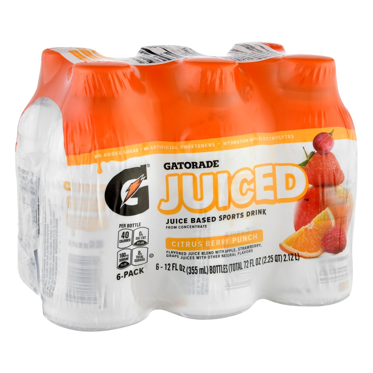 Gatorade Juiced Citrus Berry Punch 12 oz Bottles Shop Juice at HEB