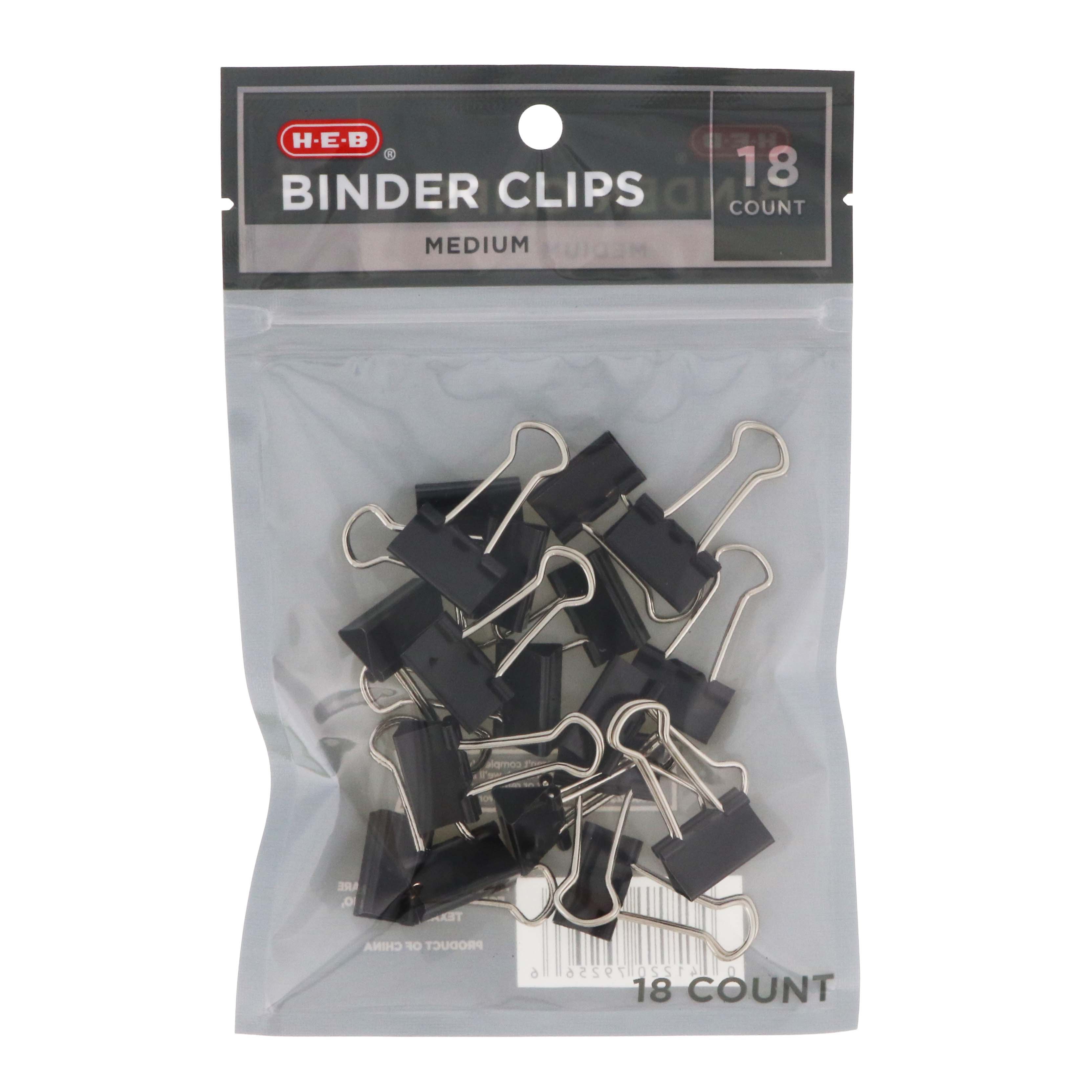 H-E-B Medium Binder Clips - Shop Paper Clips & Fasteners At H-E-B