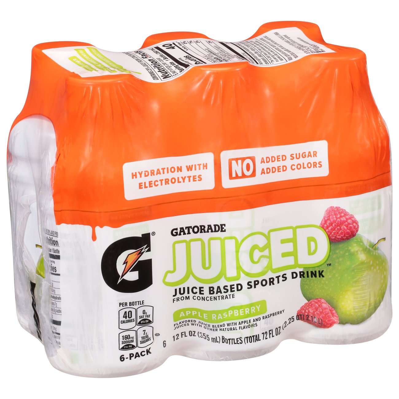 Gatorade Juiced Apple Raspberry 12 oz Bottles Shop Juice at HEB