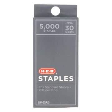 H-E-B Staples, 5000 ct