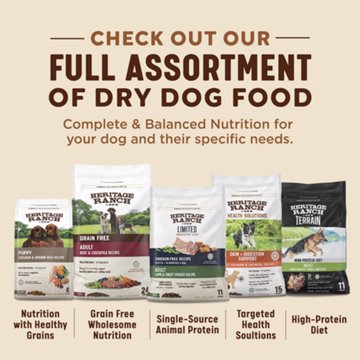 Heritage Ranch by H-E-B Skin + Digestion Support Adult Dry Dog Food - Salmon & Oatmeal