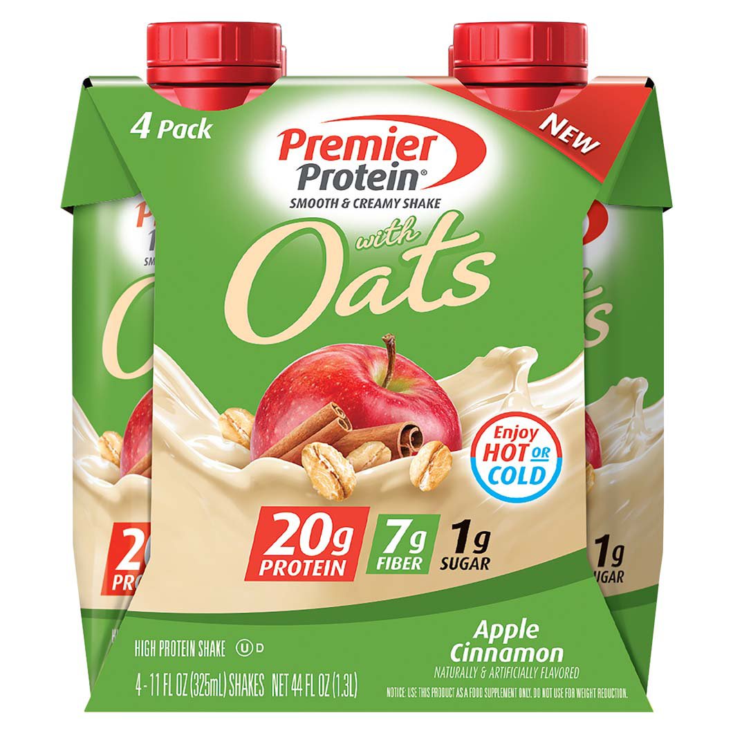 Premier Protein Apple Cinnamon with Oats Shake 4 pk Shop Diet